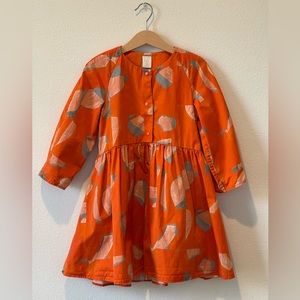 COS Girls Dress Long Sleeves Cotton Size 4Y-6Y